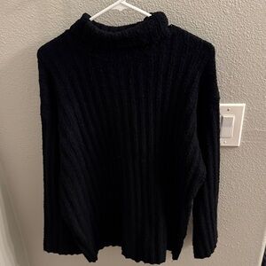 Cozy Black Turtleneck Sweater